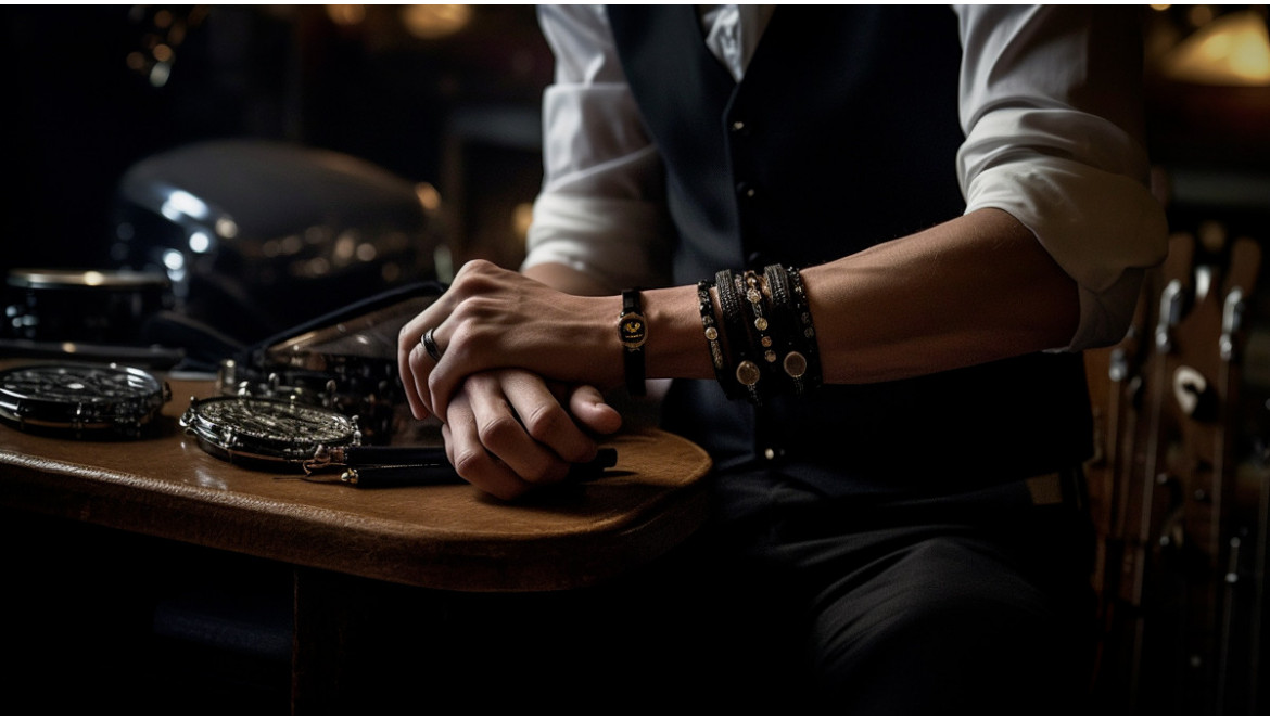 Les tendances actuelles des bracelets en cuir tressé et perles pour hommes : une analyse approfondie